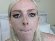 Preview 6 of Face Fetish JOI/CEI With Cum Countdown - Remi Reagan
