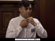 Preview 2 of MissionaryBoys- Missionary Boy Penetrates A Strong Priests Tight Asshole