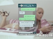 Preview 1 of HITZEFREI Hot blonde German MILF Sophie Logan found a fuck buddy