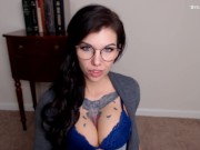 Preview 5 of Lusty Librarian Creampie & Blowjob POV Fuck TEASER Sexy Nerdy Glasses MILF