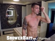Preview 1 of ShowerBait Dripping wet shower POUNDING