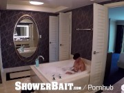 Preview 3 of ShowerBait Dripping wet shower POUNDING