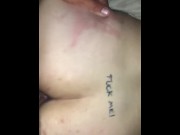 Preview 3 of Gets fuckt in the ass and pussy