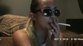 Chain Smoking 5 cigarettes with MissDee Nicotine Extreme