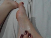 Preview 1 of Massage on my goddess feet. Do you want to do it on me?
