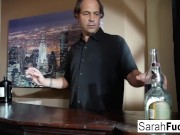Preview 4 of Sarah Jessie stays late at the bar so she can fuck the bartender