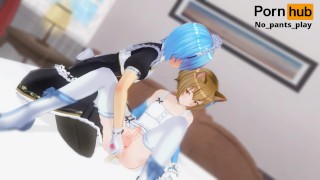 Felix X Rem Re zero hentai femdom anal vibrator trap custom maid 3d 2 COM
