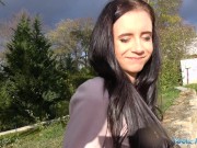 Preview 2 of Public Agent Sexy brunette lady fucks and sucks to make ex jealous