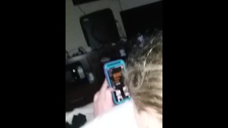 Gf watching ph friends videos. I finger fuck her ass and vibe her