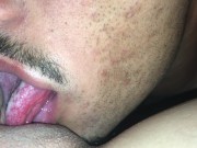 Preview 2 of Amateur couple eating out pussy makes it extra wet moans for more