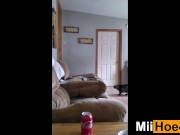 Preview 1 of MiiHoe420 At Mom's House, Step Dad Can't Say No. Smoking Sucking (TEASER)