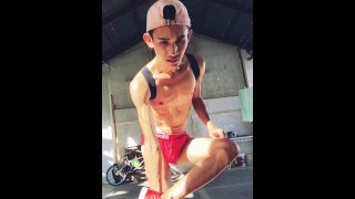 Working Out, Jerking Off, and Cumming