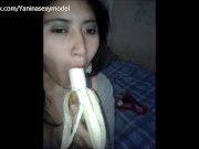 Preview 1 of Chupando Una Banana | Yanina González