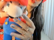 Preview 3 of SFW **** Asmr Binaural Mario Bros Cosplay, Mostrando meu Nintendo 64