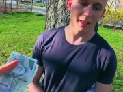 Preview 3 of CZECH HUNTER 423 -  Hunk From The Bus Stop Gives A Fat Cock A Go