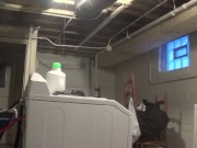 Preview 1 of Doing The Laundry Naked In A Shared Basement (You can hear my neighbors!)