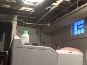 Preview 6 of Doing The Laundry Naked In A Shared Basement (You can hear my neighbors!)