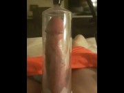 Preview 3 of Dick Pumping My Masssive Throbbing Cock