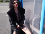 Preview 6 of Slut Lucy Ravenblood dildoing in public