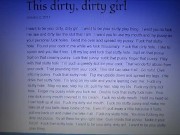 Preview 4 of Read along w/ Lavish #4 - OhLavishOne reads 'This dirty, dirty girl' post