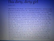 Preview 5 of Read along w/ Lavish #4 - OhLavishOne reads 'This dirty, dirty girl' post