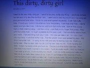 Preview 6 of Read along w/ Lavish #4 - OhLavishOne reads 'This dirty, dirty girl' post