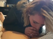 Preview 5 of She Sucks & Rides & gets creampied!