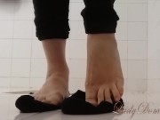 Preview 2 of Sexy feet in the shower
