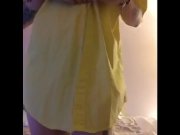 Preview 2 of solo masturbation with dildo and multiple orgasms for fan