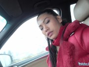 Preview 2 of Public Agent Big tits Thai lady loves to suck and fuck cock