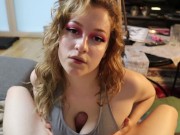 Preview 5 of Oops my tits made him cum in 2 mins - Amadani
