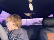 Preview 1 of desperate loud pulls over to make herself cum