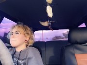 Preview 5 of desperate loud pulls over to make herself cum
