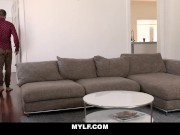 Preview 2 of 🔥MYLF - Cheating MILF Sucks On Her Stepson's Cock