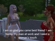 Preview 2 of SIMS 4 STORIES: ANNA GIVES HER BEST FRIEND HER FIRST LESBIAN EXPERIENCE