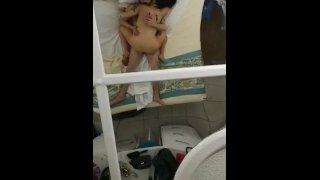 Milf rides cock with mirror view