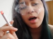 Preview 2 of Miss Dee Nicotine Fetish Smoking for Her Fans #08
