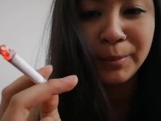 Preview 6 of Miss Dee Nicotine Fetish Smoking for Her Fans #08
