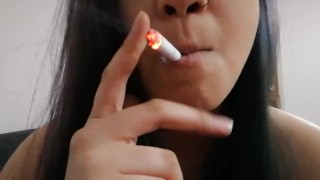 Miss Dee Nicotine Fetish Smoking for Her Fans #08