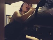 Preview 4 of asian gf blowing bf while gaming
