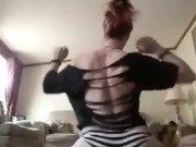 Preview 5 of White Girl Twerks Fat Ass