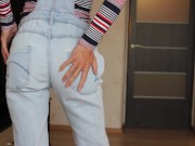Preview 3 of Girl pees jeans