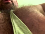 Preview 6 of Verbal Stud Daddy Shoving Hairy Muscle Tits In Your Face