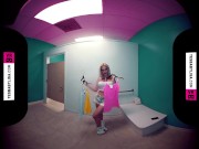 Preview 2 of VR 3D 180 - TRYING DRESS ON MY BIG FAKE TITS - VIRTUAL REALITY 4K POV SEXY