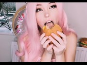 Preview 2 of Belle Delphine gets her HOLE nice and FILLED UP