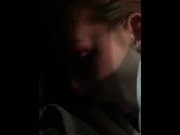 Preview 2 of Getting head from white bitch in car