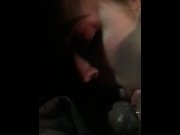 Preview 4 of Getting head from white bitch in car
