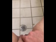 Preview 6 of Quick cum in public shower before I get caught