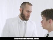 Preview 4 of MissionaryBoyz - Missionary Boy Gives A Priest A Cum Facial