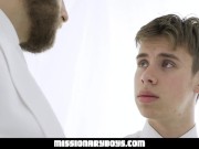 Preview 5 of MissionaryBoyz - Missionary Boy Gives A Priest A Cum Facial